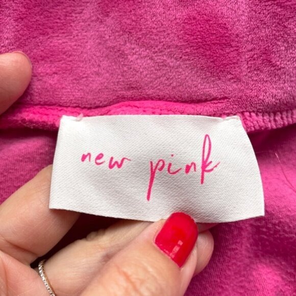 Y2K Style Hot Pink Velour Low Rise Flare Pants - S, very Juicy!!! 💖 - Picture 7 of 11